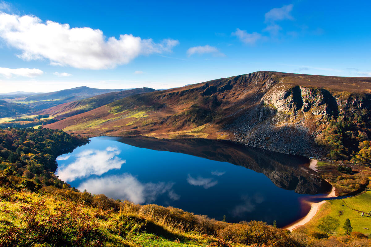 Ireland's Ancient East — lush green valleys in Wicklow